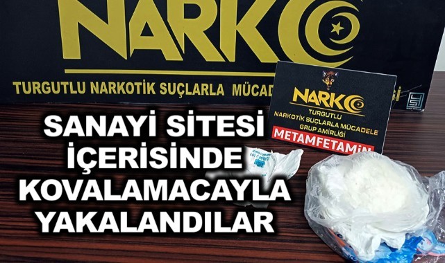 Uyuşturucu tacirleri sanayi sitesinde kovalamacayla yakalandı: 2 tutuklama