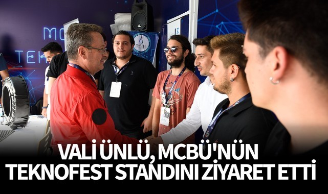 Vali Ünlü, MCBÜ'nün TEKNOFEST Standını Ziyaret Etti