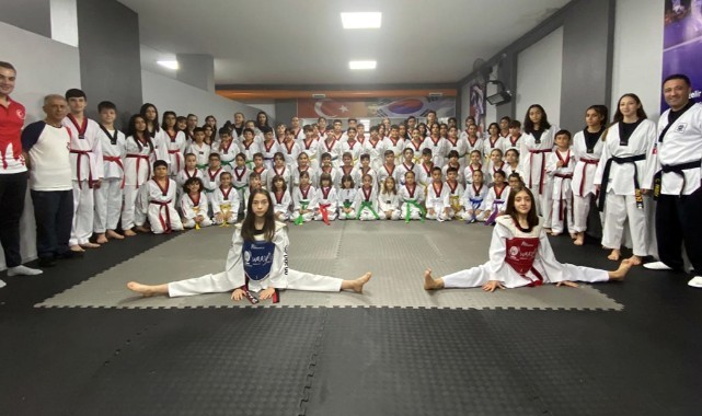 Akbey Akademi Spor Kulübü'nde kuşak sınavı heyecanı