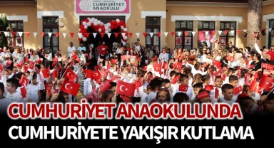 Cumhuriyet Anaokulunda Cumhuriyete yakışır kutlama
