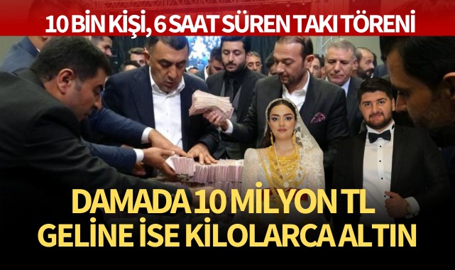 Damada 10 milyon TL geline kilolarca altın...