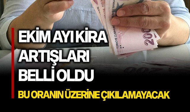 Ekim ayı kira artış oranı belli oldu!