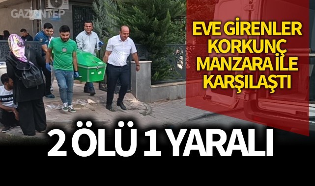 Eve girenler korkunç manzara ile karşılaştı