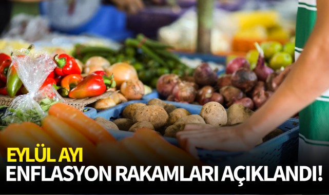 Eylül ayı enflasyon rakamları açıklandı! 