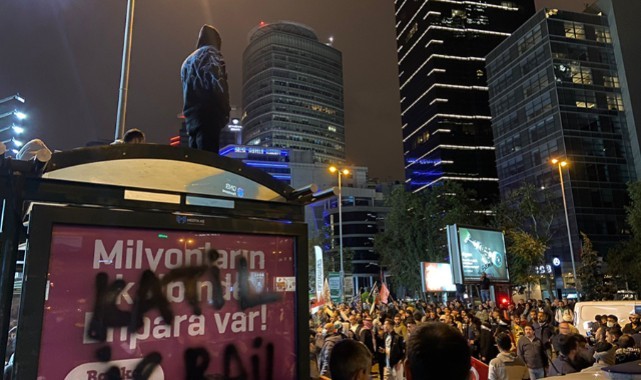 İsrail Başkonsolosluğu önünde protesto