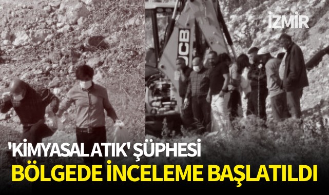 'Kimyasal atık' şüphesi: Bölgede inceleme başlatıldı