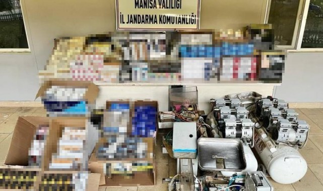Manisa Jandarmasından kaçak tütün operasyonu