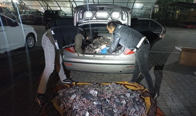 Manisa'da narkotik operasyonu: 110 bin 600 adet sentetik ecza hap ele geçirildi