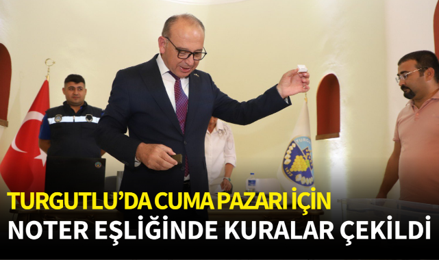 Noter eşliğinde kuralar çekildi