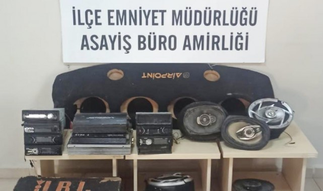 Otomobillere dadanan hırsız yakalandı