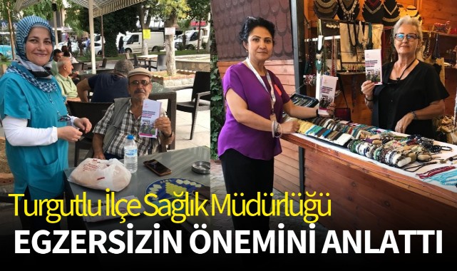 Turgutlu İlçe Sağlık Müdürlüğü Egzersizin Önemini Anlattı