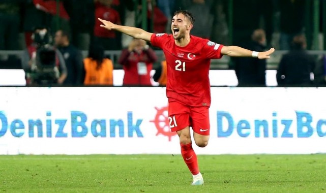 Yunus Akgün'ün Letonya maçında attığı gol haftanın golü seçildi