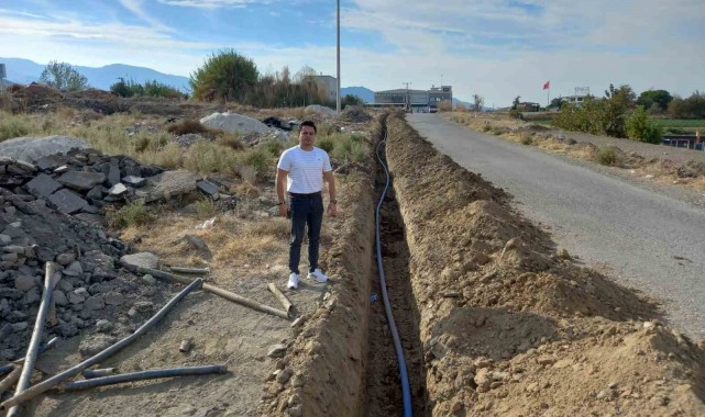 Caferbey'in içme suyu hattı yenileniyor