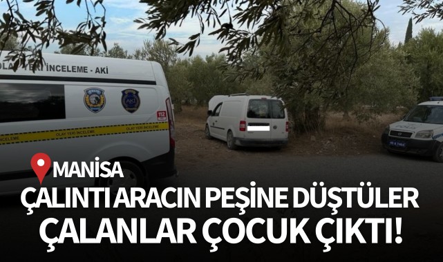 Çalıntı aracın peşine düştüler: Çalanlar çocuk çıktı!