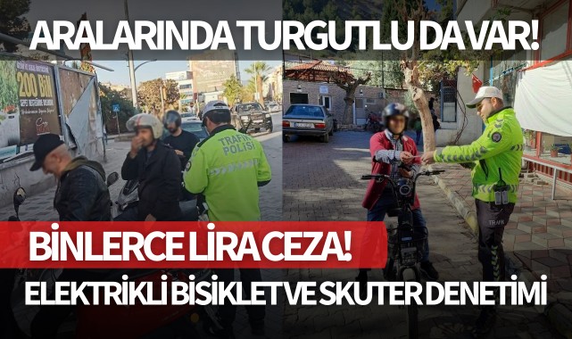 Elektrikli bisiklet ve skuter denetimi: Binlerce lira ceza!