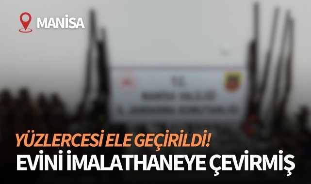 Evini imalathaneye çevirmiş,yüzlercesi ele geçirildi!