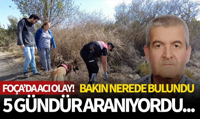 Foça'da acı olay! 5 Gündür aranıyordu...