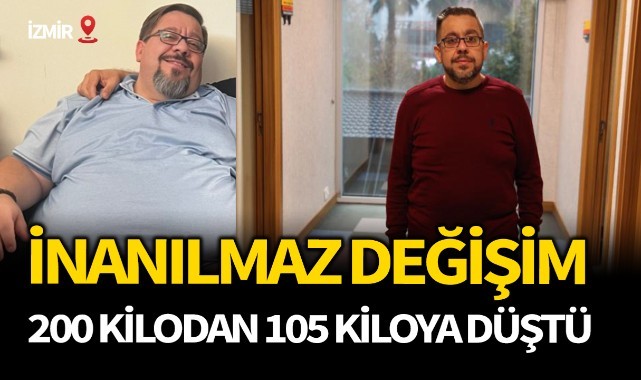 İnanılmaz değişim, 200 kilodan 105 kiloya düştü