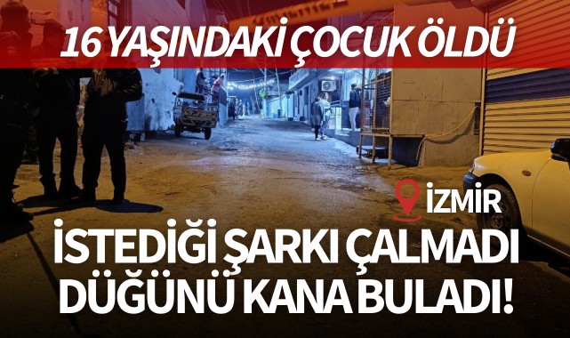 İstediği şarkı çalmadı düğünü kana buladı: 16 yaşındaki çocuk öldü!