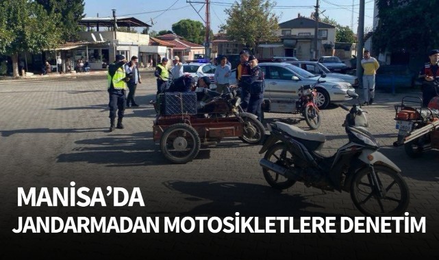 Jandarmadan motosikletlere denetim