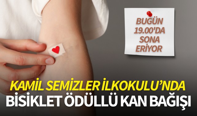 Kamil Semizler İlkokulu’nda Bisiklet Ödüllü Kan Bağışı