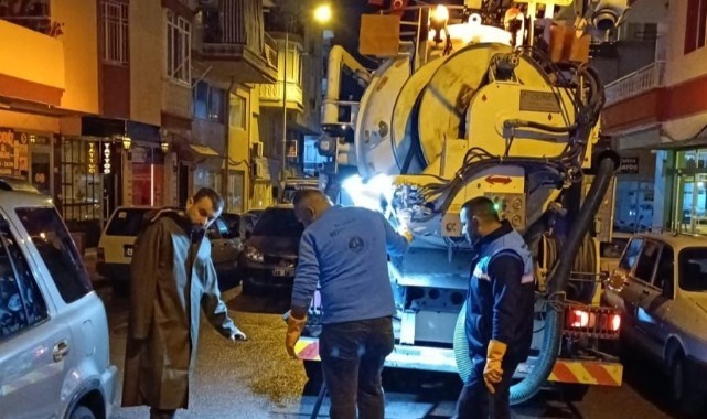 Manisa Büyükşehir ve MASKİ, sağanak yağış boyunca sahadaydı