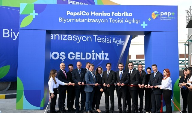 Manisa'daki PepsiCo fabrikasında organik atıktan enerji üretmek için kurulan tesis açıldı