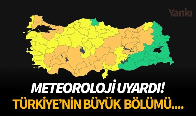 Meteoroloji 66 ili sarı ve turuncu kodla uyardı! Hafta sonuna dikkat!