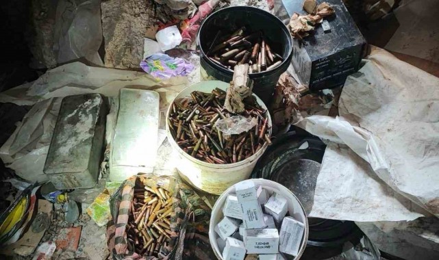 Pençe Kilit Operasyonu bölgesinde teröristlere ait çok sayıda mühimmat ele geçirildi