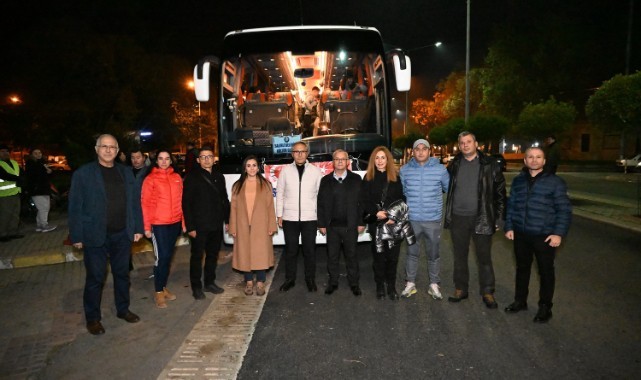 Salihli'de liseli gençler Ankara'ya uğurlandı