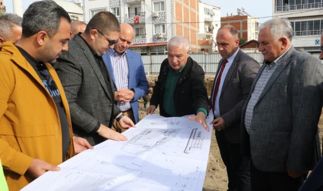 Saruhanlı'nın yeni projeleri yerinde incelendi