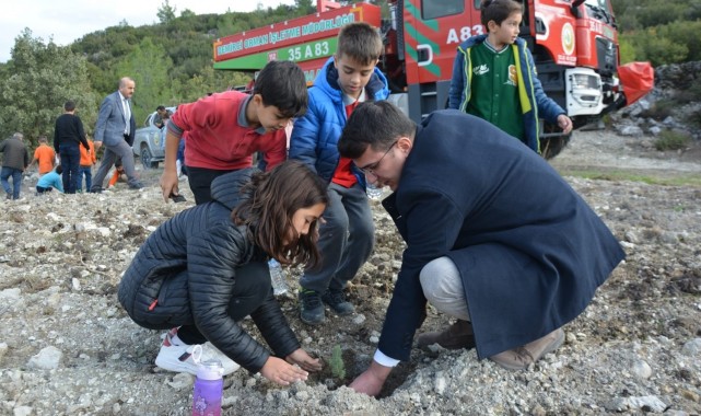 Selendi'de 100. Yıl Eğitim Ormanı oluşturuldu