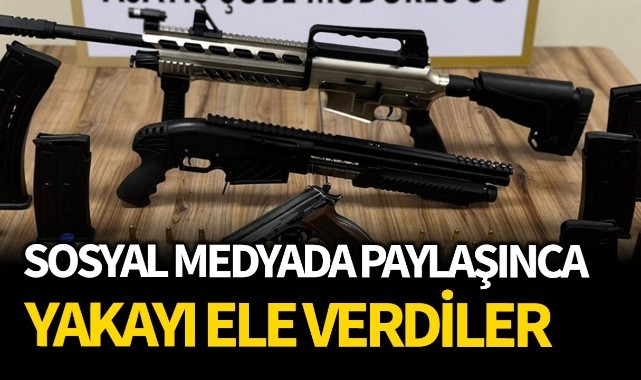 Sosyal medyada paylaşınca yakayı ele verdiler!