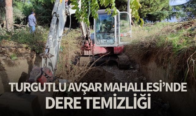 Turgutlu Avşar Mahallesi'nde Dere Temizliği