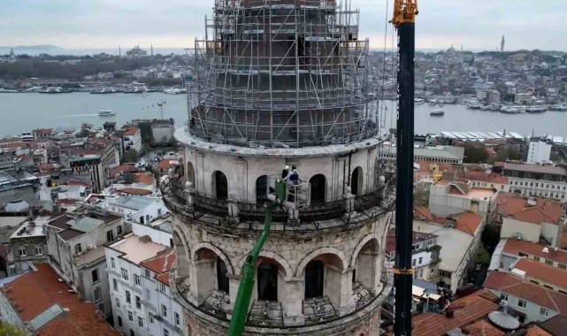 63 metre yükseklikte nefes kesen restorasyon!