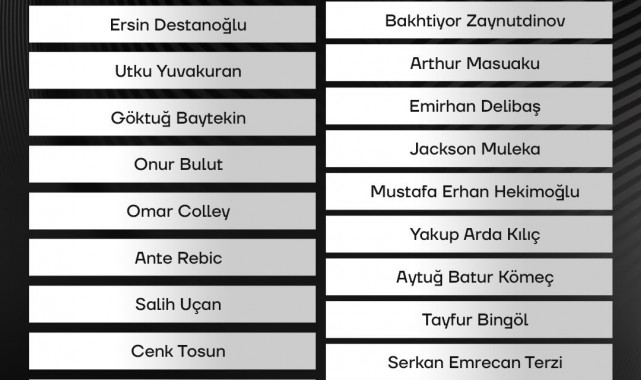 Beşiktaş'ın Hatayspor maçı kamp kadrosu belli oldu, kadroda kimler var?