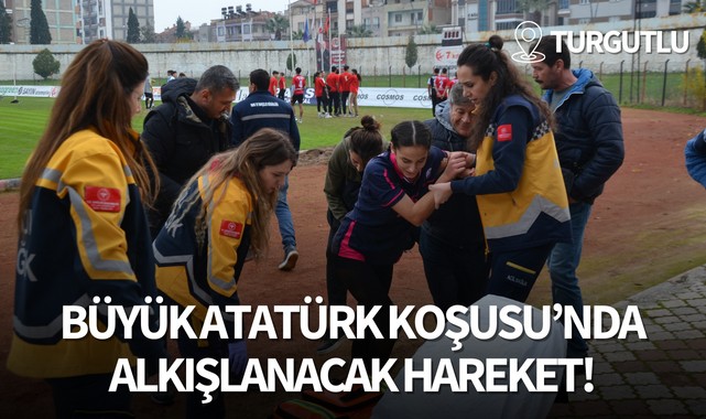 Büyük Atatürk Koşusu'nda alkışlanacak hareket