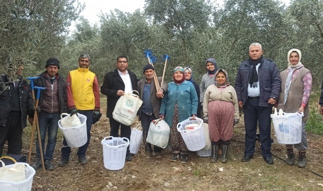 Büyükşehir’in üreticilere desteği sürüyor!