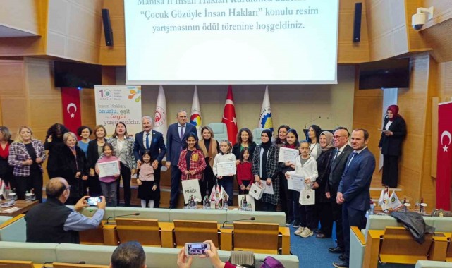 Çocuk gözüyle insan hakları resim yarışması ödülleri sahiplerini buldu