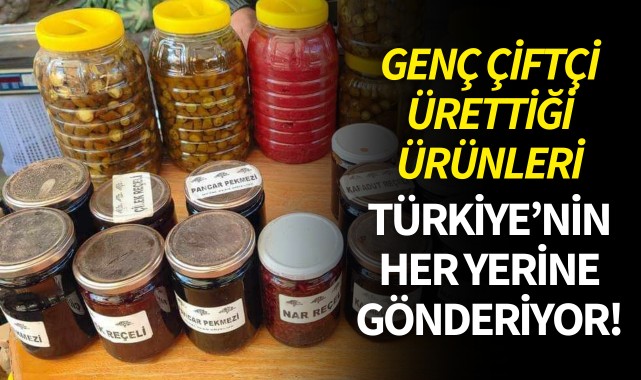 Genç çiftçi ürettiği ürünleri Türkiye'nin her yerine gönderiyor!