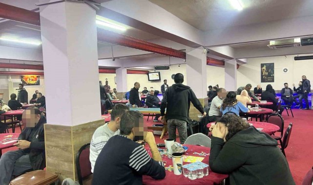 Kumar oynayan 88 kişiye baskın!