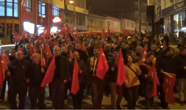 Manisa'da Şehit askerleri anma yürüyüşü düzenlendi