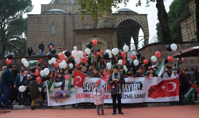 Manisa,İzmir ve Uşak İsrail'in Gazze'ye yönelik saldırıları protesto etti