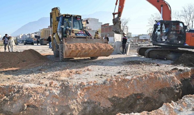 Manisa trafiğini rahatlatacak projede altyapı çalışmaları başladı