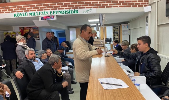 Manisa'da çiftçilerin ÇKS yoğunluğu