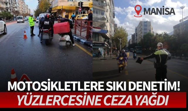 Motosikletlere sıkı denetim! Ceza yağdı