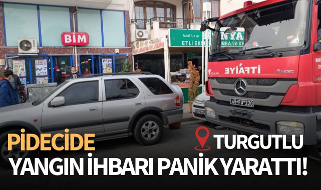 Pidecide yangın ihbarı panik yarattı