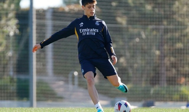 Real Madrid'de Arda Güler bireysel çalıştı