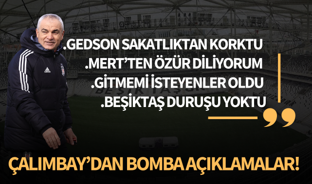 Rıza Çalımbay: "Yalnız bırakıldığımı düşünüyorum"
