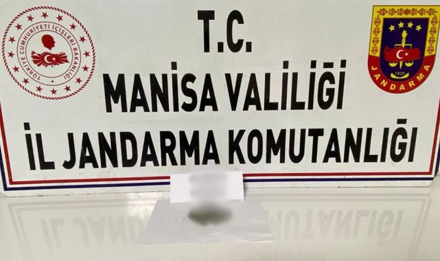 Salihli'de şüphelinin üzerinden uyuşturucu çıktı